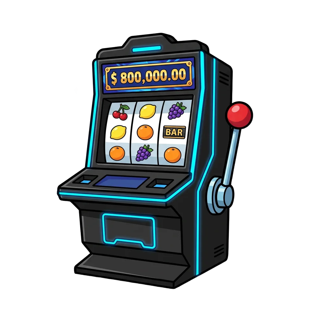 Captain Cool Club slot machine, three fruit reels and a red lever