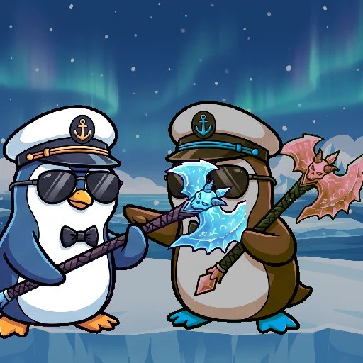 Cool Smash cover — two penguin fighters face off